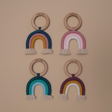 Load image into Gallery viewer, Rainbow Woven Teether Toy