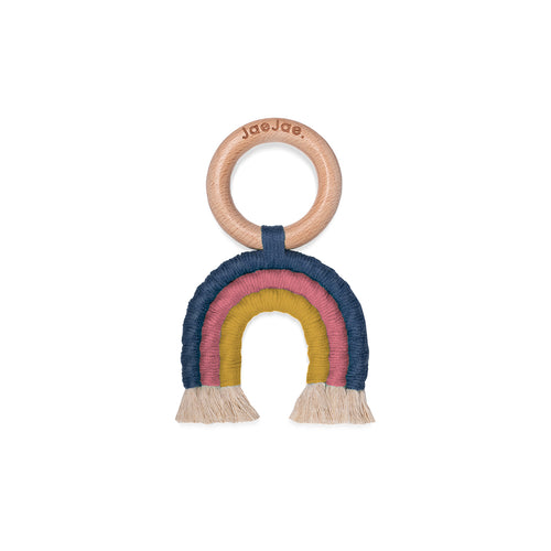 Rainbow Woven Teether Toy
