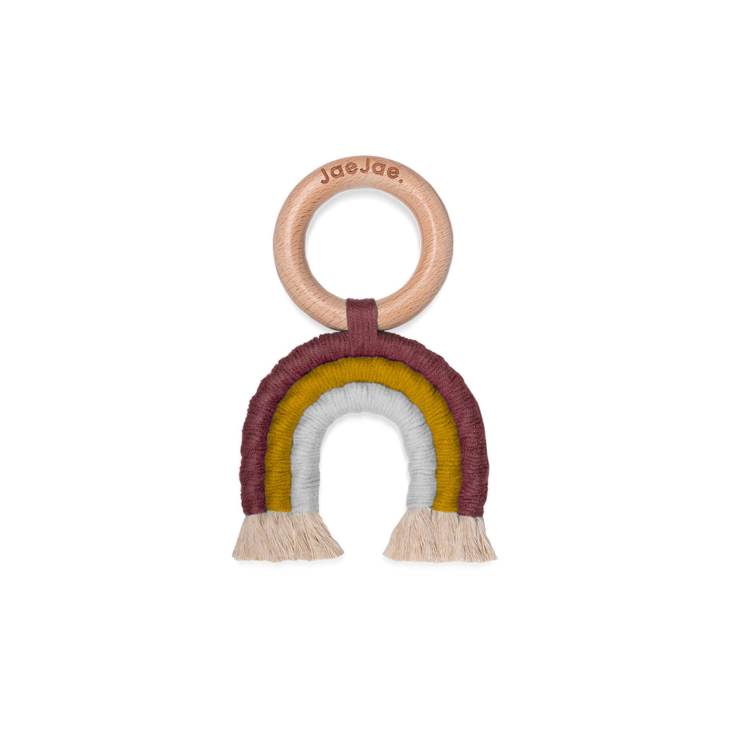Rainbow Woven Teether Toy